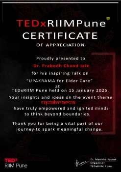 TEDx Certificate